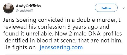 Griffiths tweet, 4 February 2019